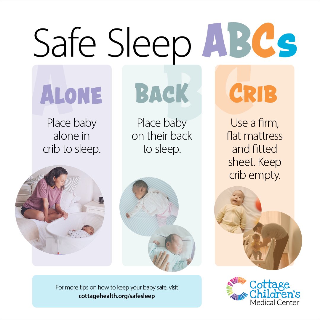Safe Sleep For Your Baby Safe Kids Santa Barbara County Cottage